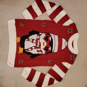 Christmas Sweater with Penguin